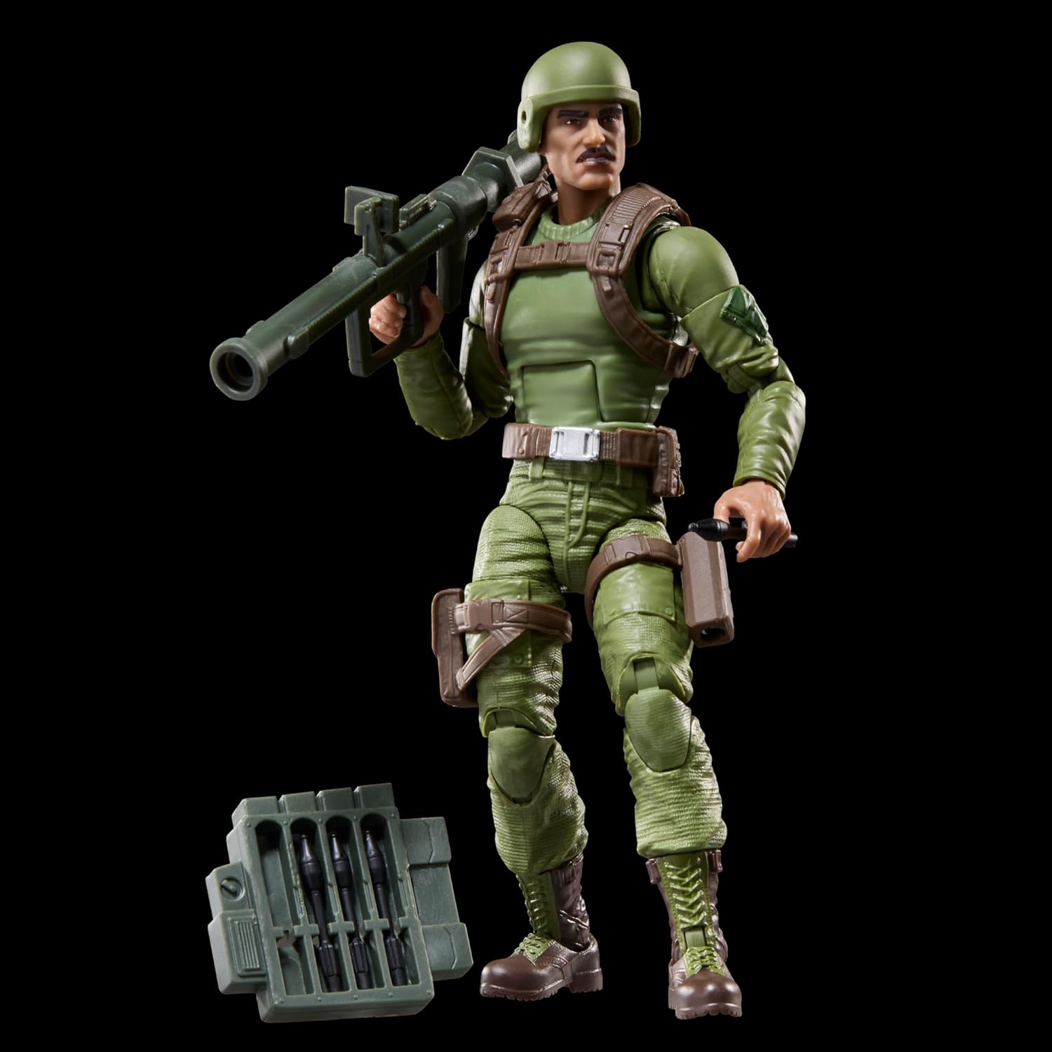 G.I. Joe Classified Series Retro Cardback Rafael “Zap” Melendez, Collectible 6 Inch Action Figure with 12 Accessories