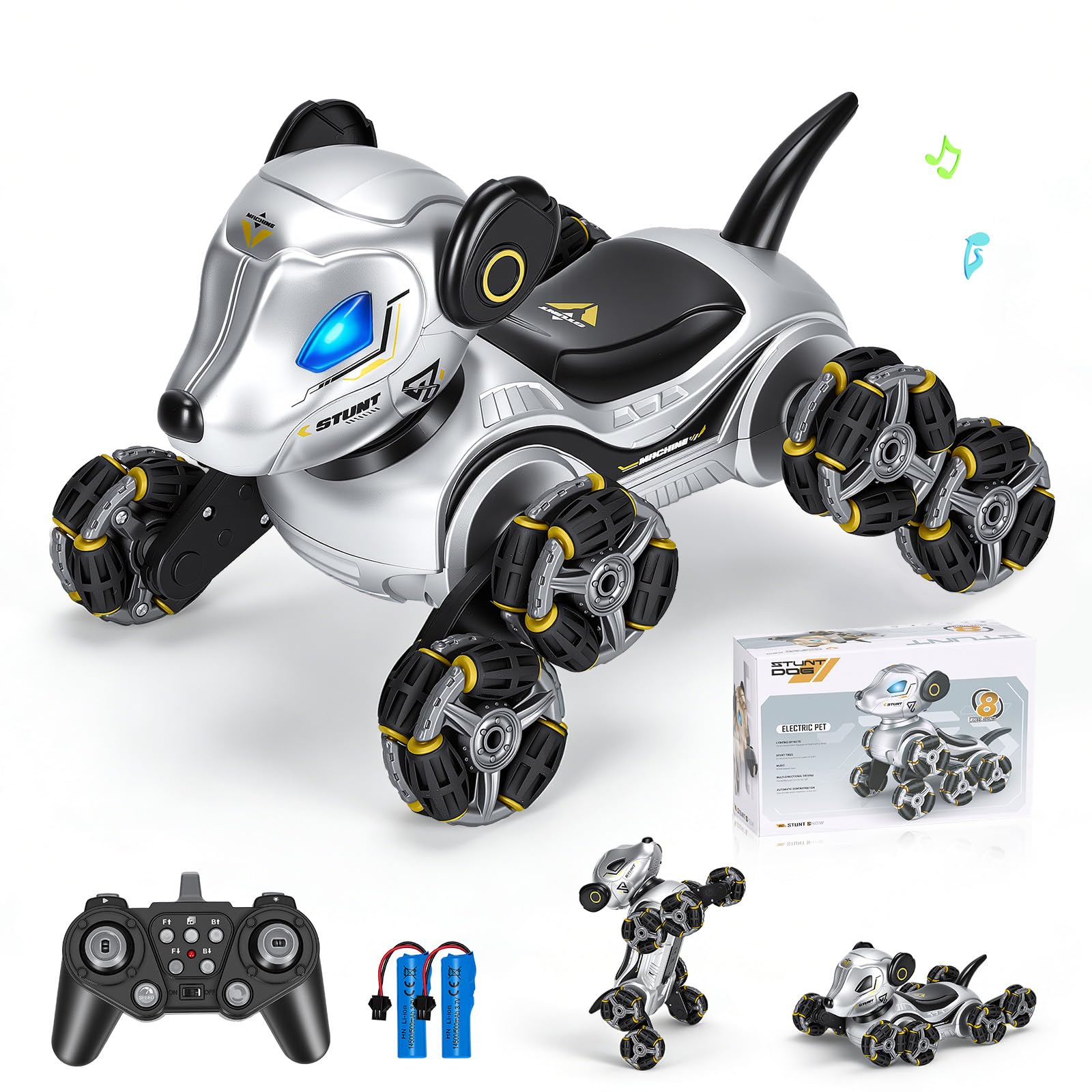 Robot perro RC truco coche juguete