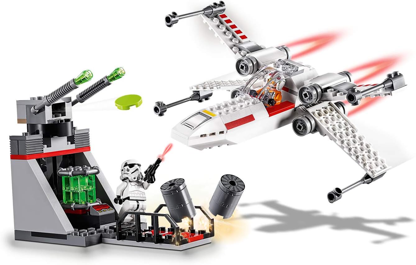 LEGO Star Wars X Wing Starfighter Trench Run 75235 4+ Building Kit (132 Pieces)