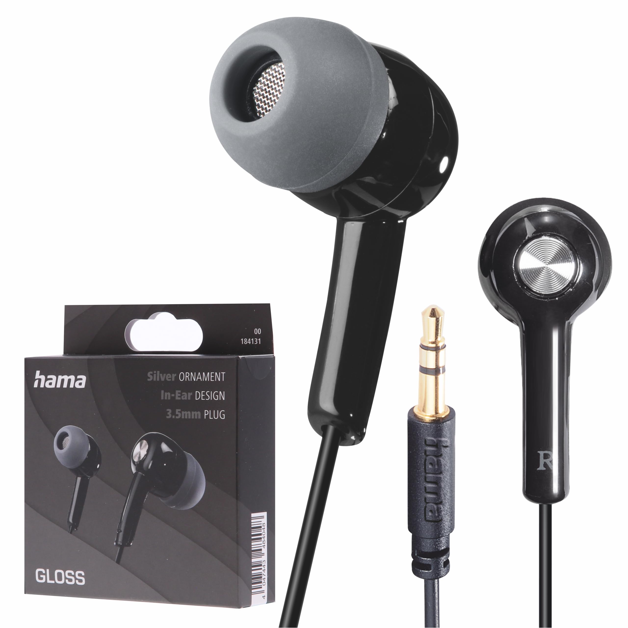 Amazon.co.jp: [ドイツ hama社公式 - 正規輸入品] Gloss ブラック 有線