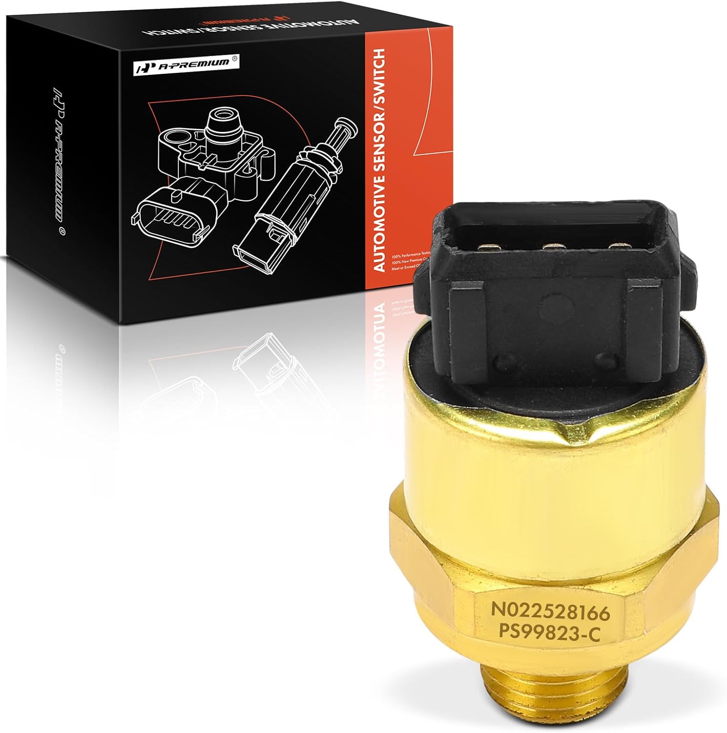 A-Premium Oil Pressure Sensor [3 Pins] Compatible with Deutz Engine EC240B EC210B