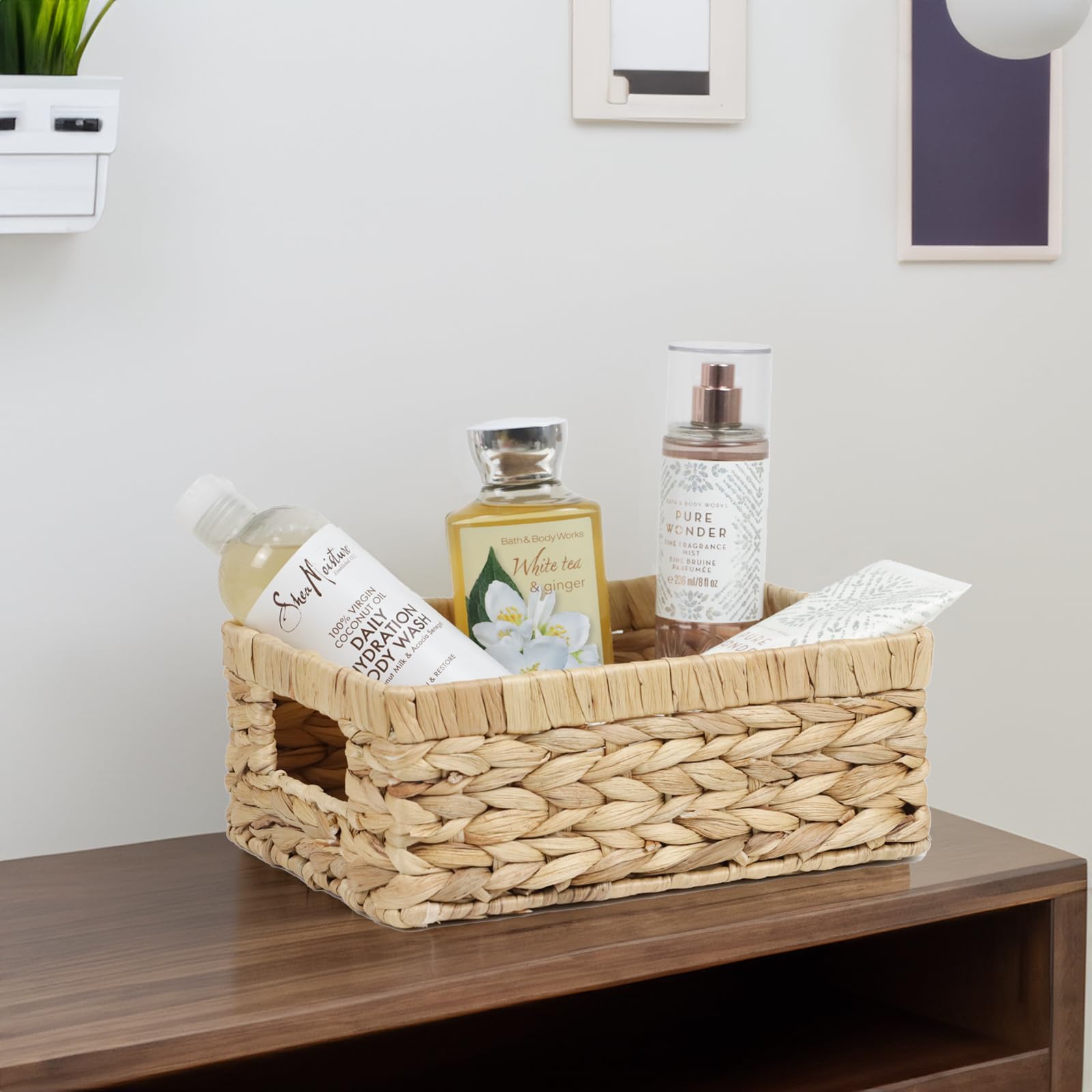 Wicker Baskets for Organizing - Rattan & Hyacinth -2