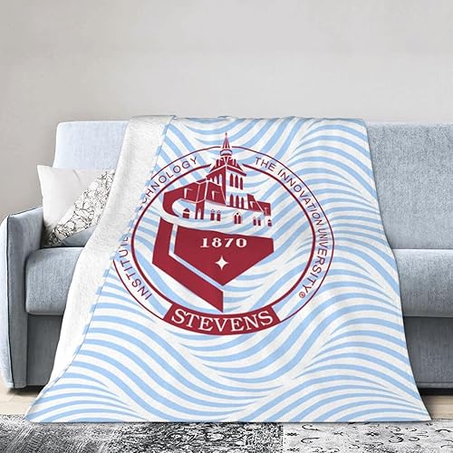 Stevens Institute of Technology. Manta de forro polar, manta de franela de microfibra muy suave para sofá, cálida y acogedora para todas las
