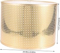 Vista 5 de DOITOOL Pantalla de lámpara de pie, moldura de piso, bombilla E27, cubierta de lámparas de pared, cubiertas de lámpara modernas, pantallas