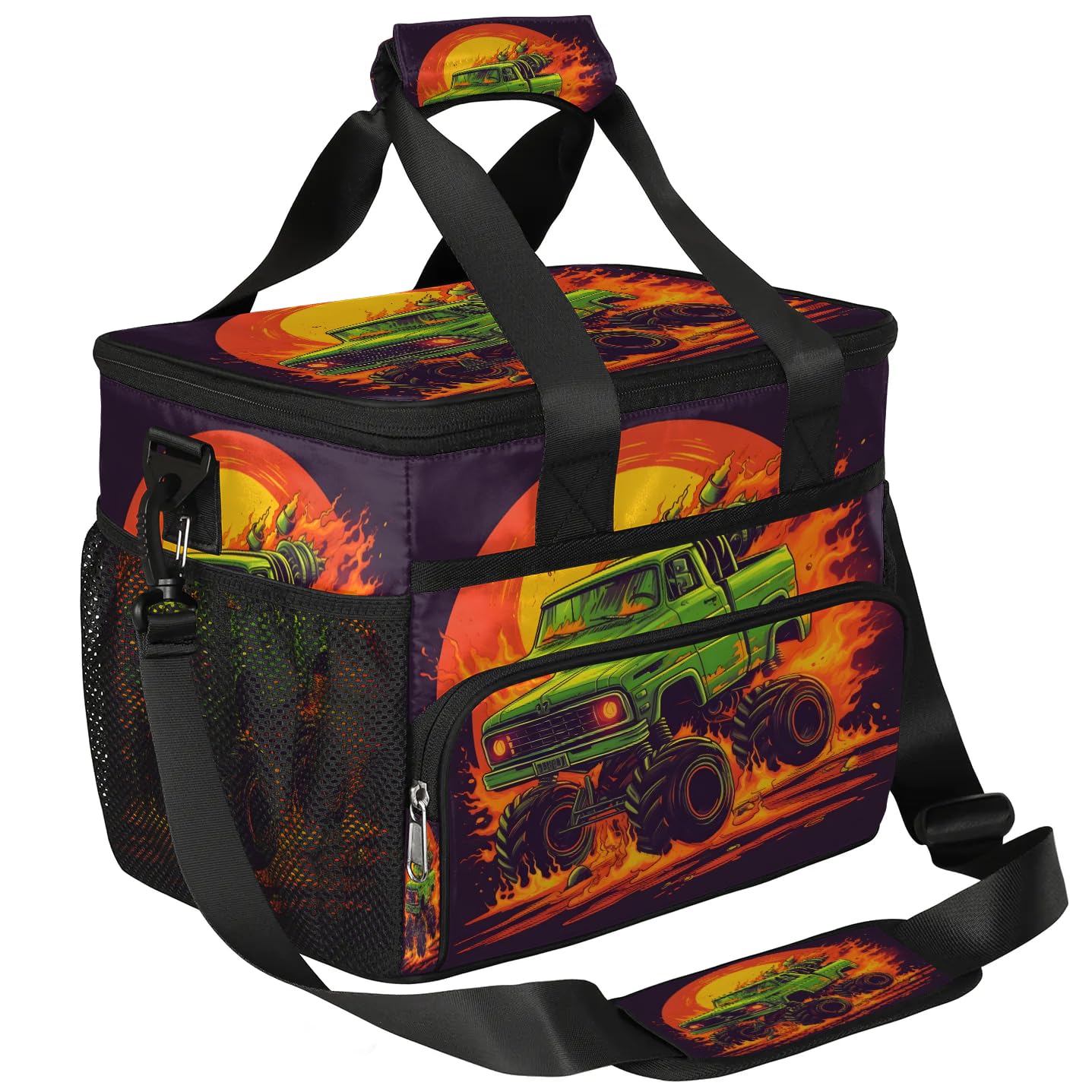 Lunch Box for Men Heavy Duty Insulated Lunch Bag for Women Fire Cool Car Lunchbox for Adults Lunch