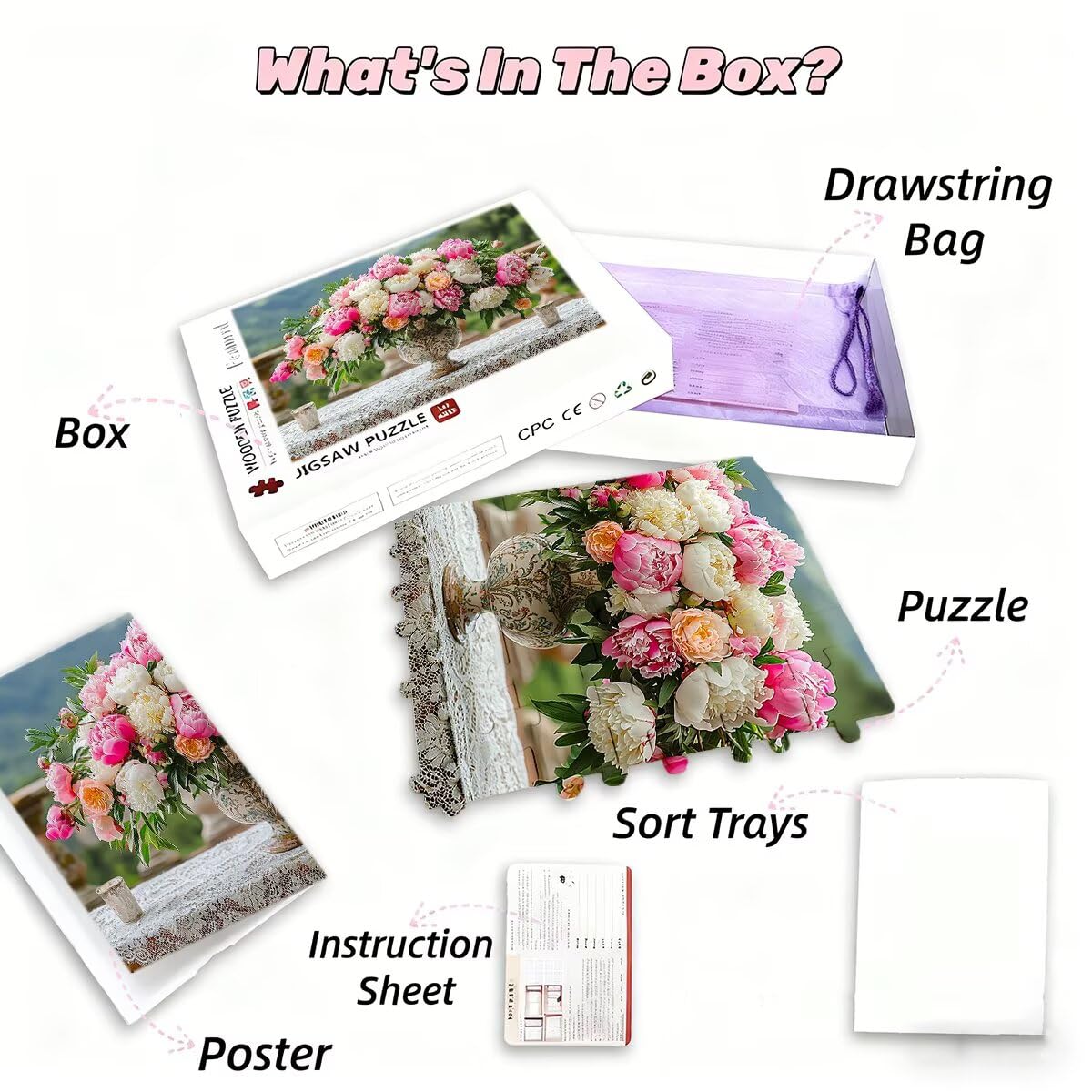 Puzzle 6000 sztuk Dorośli Kwiat Fabryka Puzzle Zestaw Puzzle dla Dorosłych 179 x 105 cm, Kolorowe, Klasyczne Wyzwanie edukacyjne Superior Zabawki dla Mężczyzn Wyzwanie Zabawki Rodzina Prezent