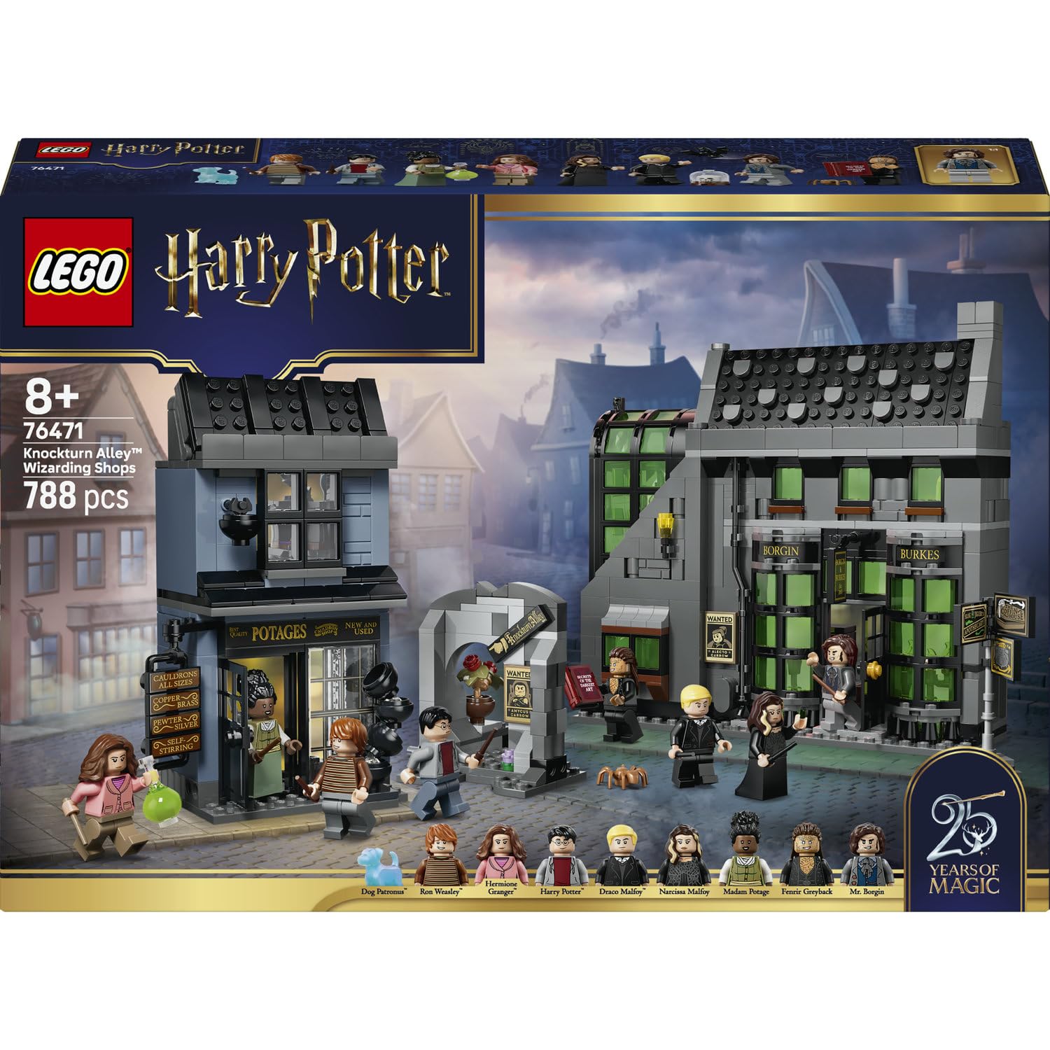 LEGO Harry Potter Knockturn Yolu Büyücü Mağazaları 76471