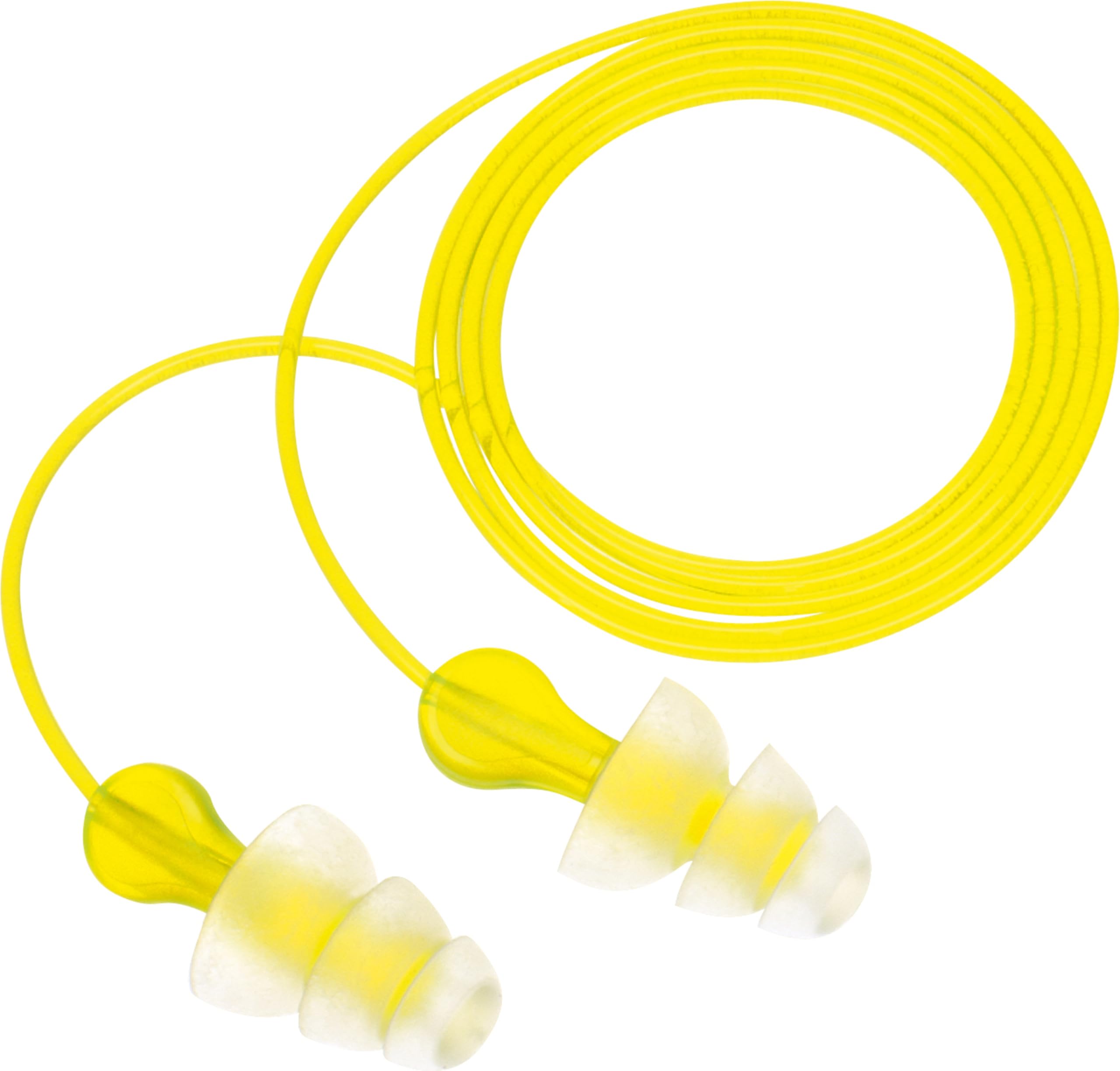 3M Bouchons d'oreille 3M Tri-Flange, cordelette en tissu, PN-01-006