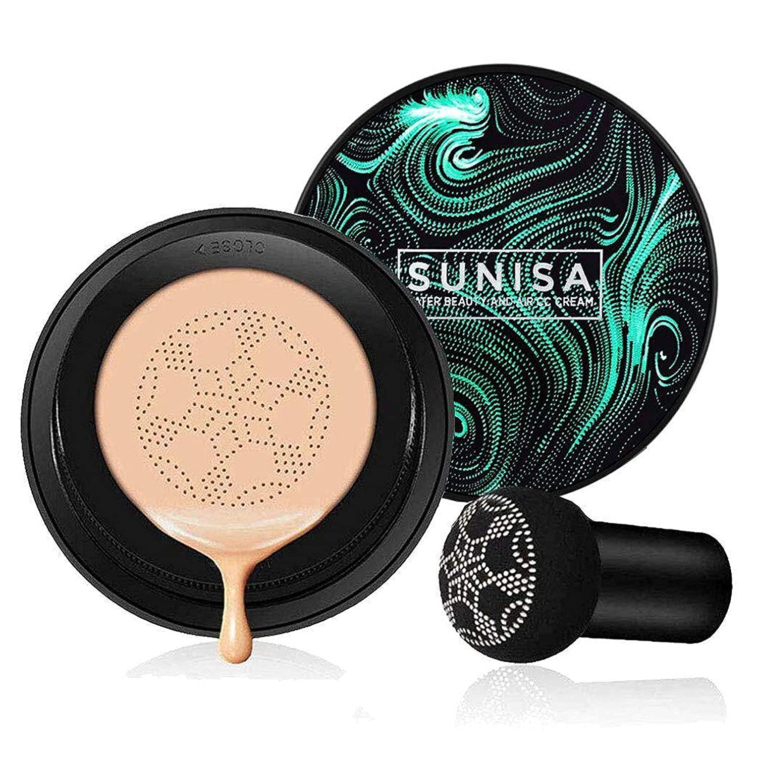 Sunisa Lazygirl Mushroom head air cushion Moisturizing Brightening BB Whitening Foundation (creamy, 20 g)