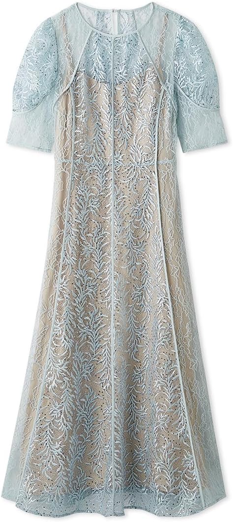 Amazon.co.jp: [フレイ アイディー] リーフレースパイピングドレス