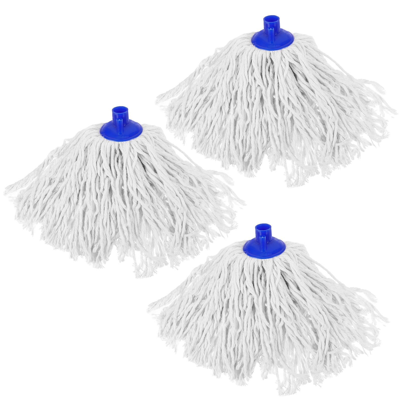 Recharge de têtes de balai à franges en coton absorbant accessoire solide lavage humide