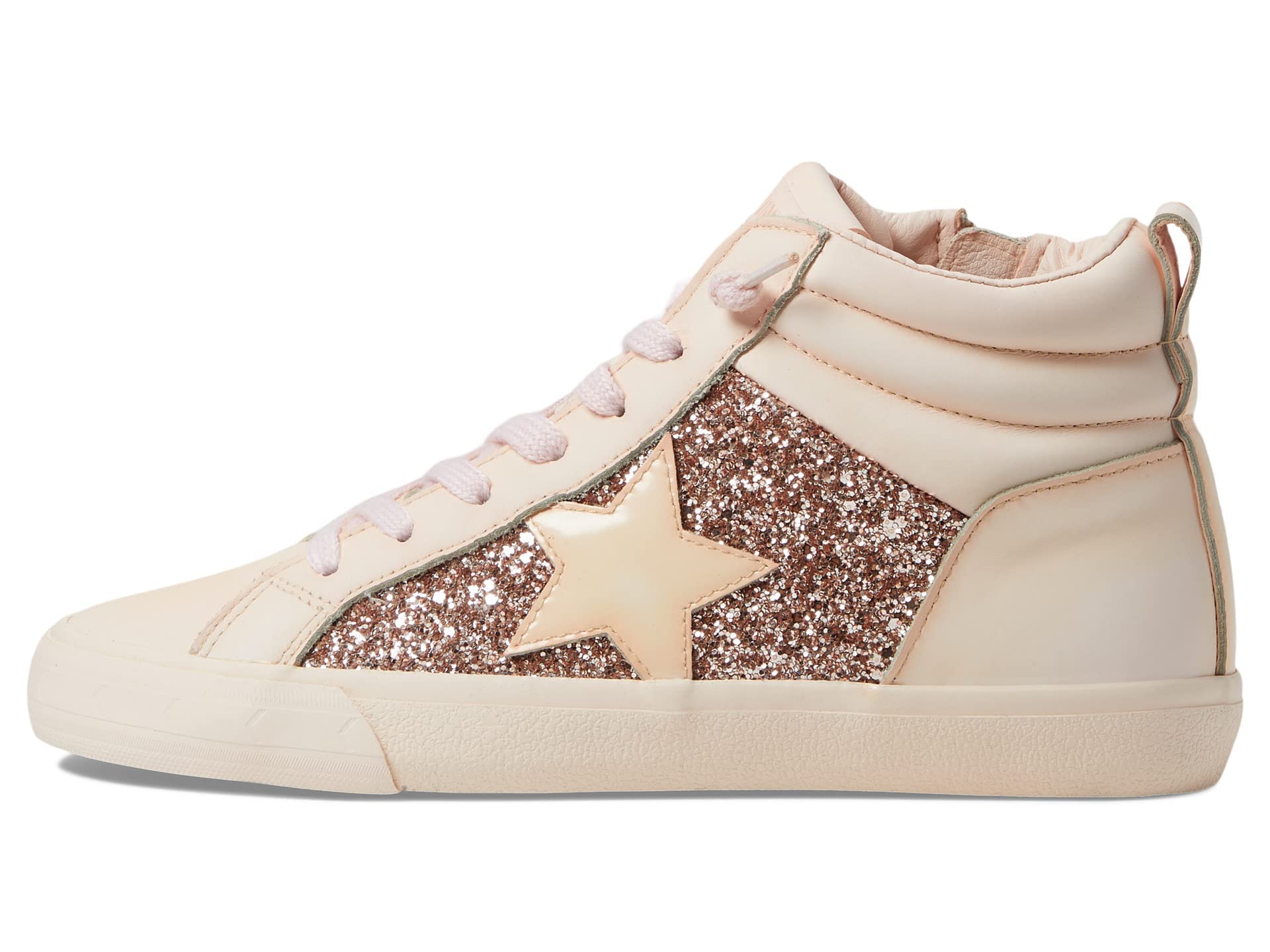 Vintage Havana Womens Alexis Glitter High Sneakers Casual Shoes