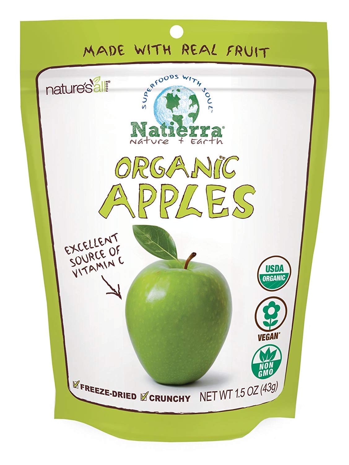 Natierra Organic Apples 1.5oz (43g)