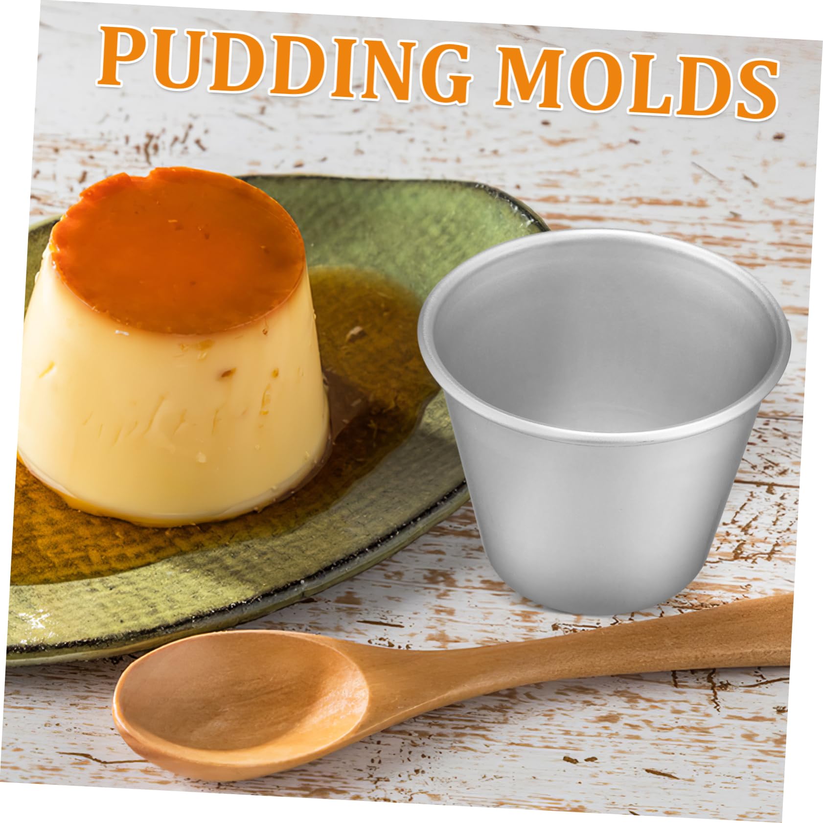 Juego De 2 Moldes Reutilizables Para Muffins Y De Aleación De Aluminio Resistente Compactos Y Versátiles Para Postres (8 Unidades).