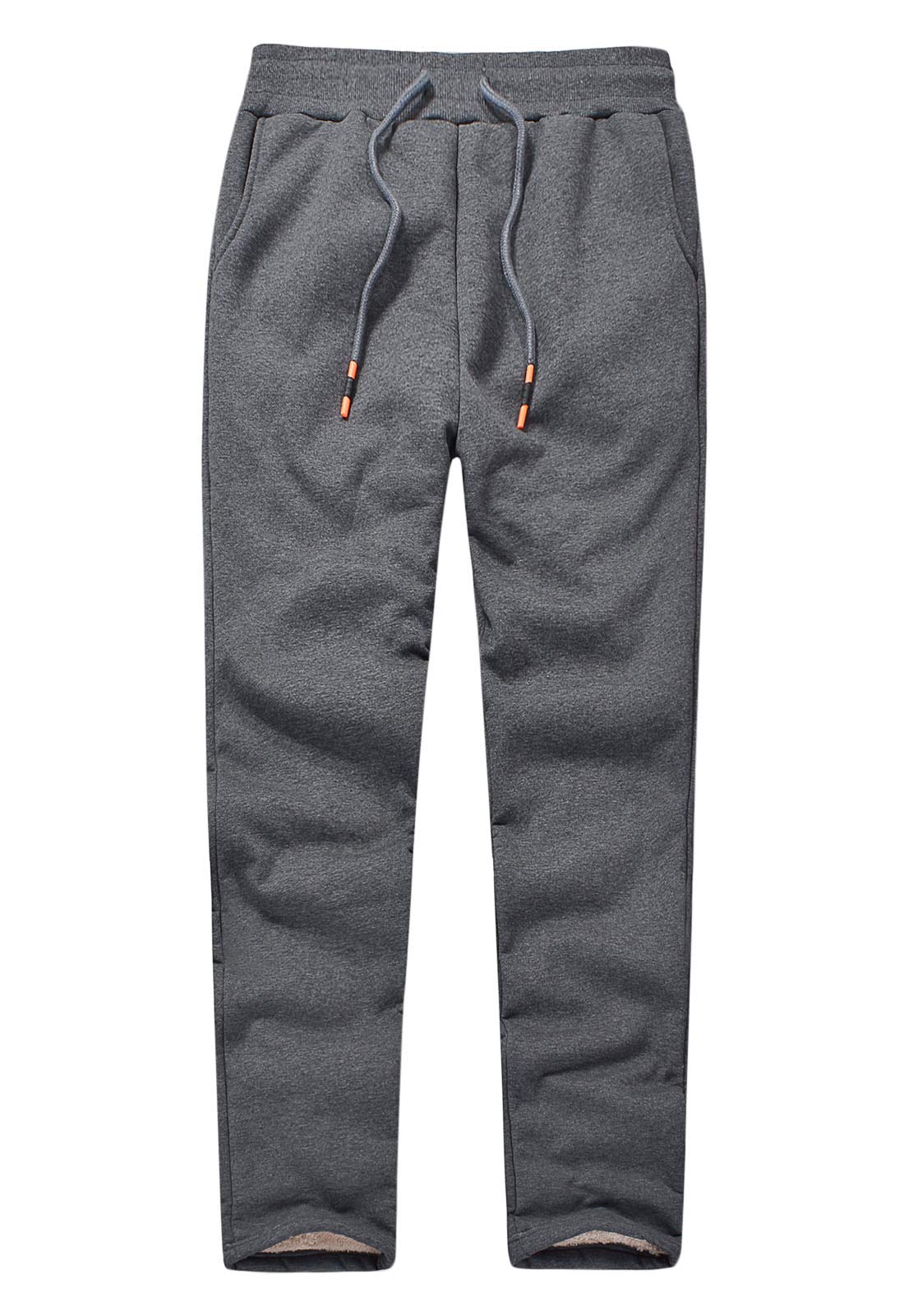 Men's Warm Fleece Pants Sherpa Lined Sweatpants Winter Active Track Joggers Pants