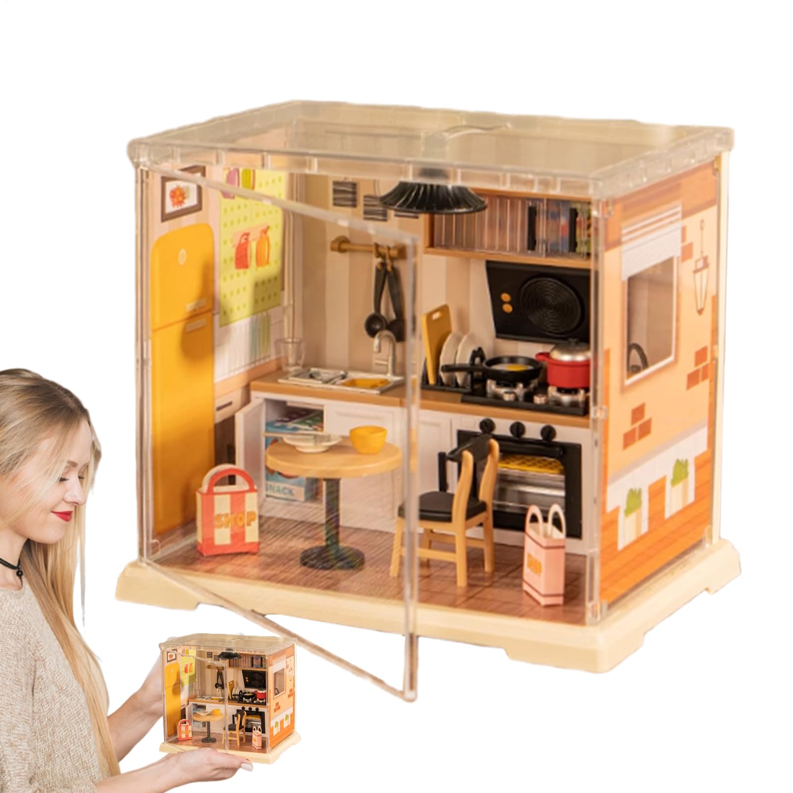 Mini maison décorative éducative pour adolescents et adultes