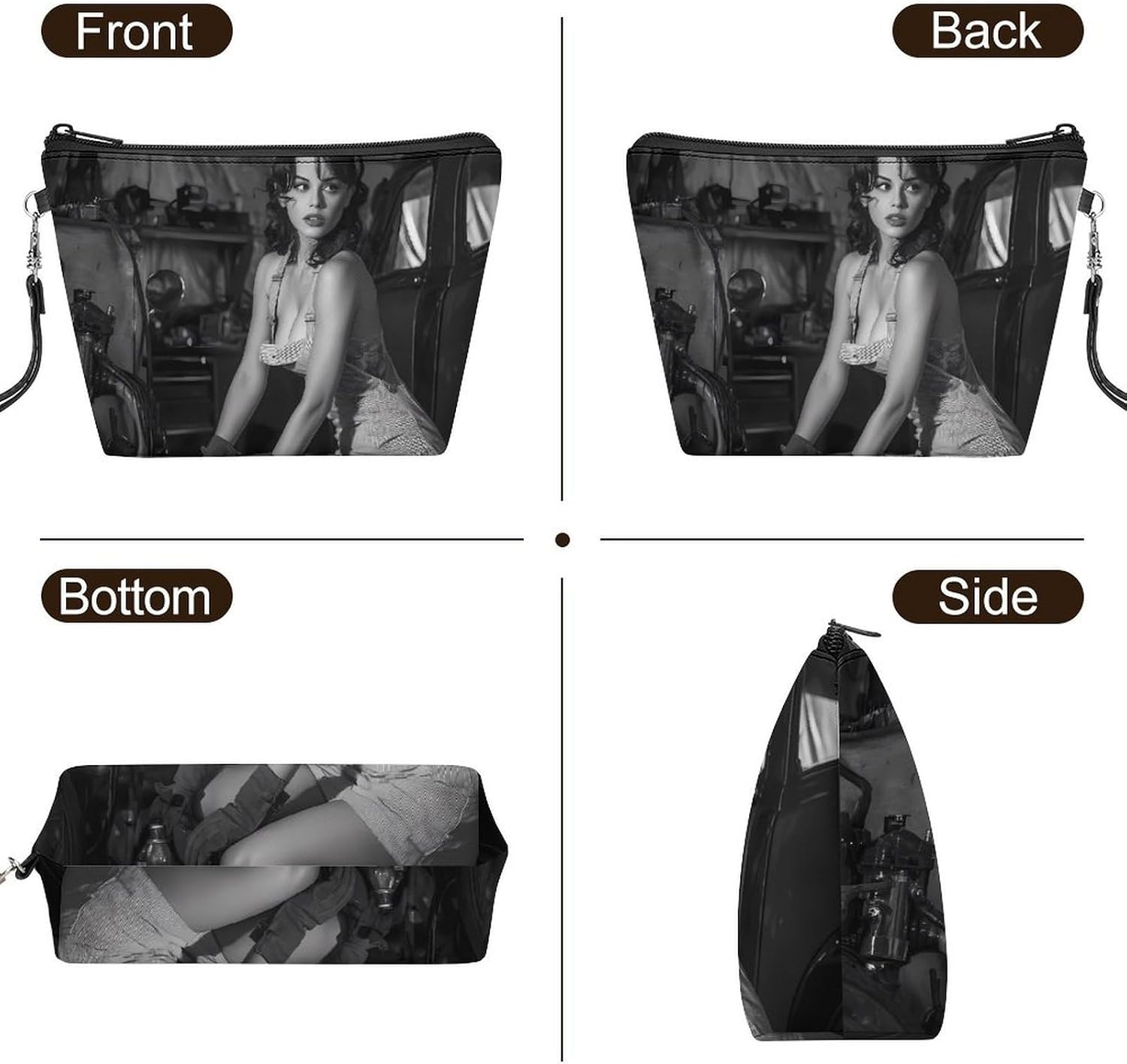 Repair Pinup Women's Makeup Bag for Purse image 3