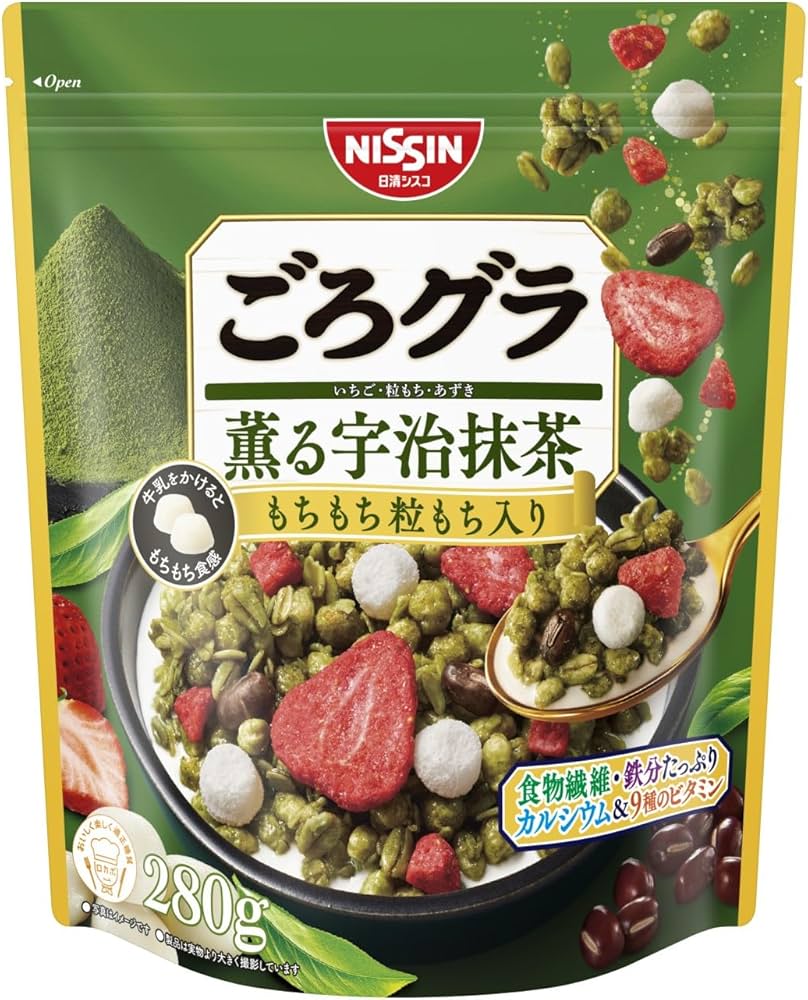 Amazon.co.jp: ごろグラ 日清シスコ 薫る宇治抹茶 280g×6袋 : 食品