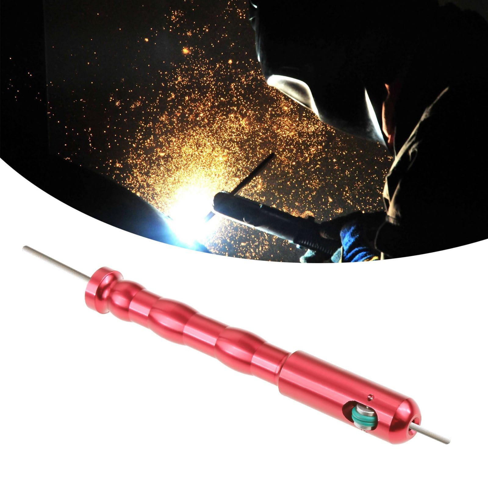 TIGペン ワイヤーフィードペン 溶接TIGペン TIGワイヤーフィードペン TEENGSE 高効率 1.0-3.2mm溶接ワイヤー用 赤 溶接ワイヤー 工業用 ティグ溶接 フィンガーフィーダー TIG溶接ワイヤーフィードペン 溶接スティックホルダーフィラー