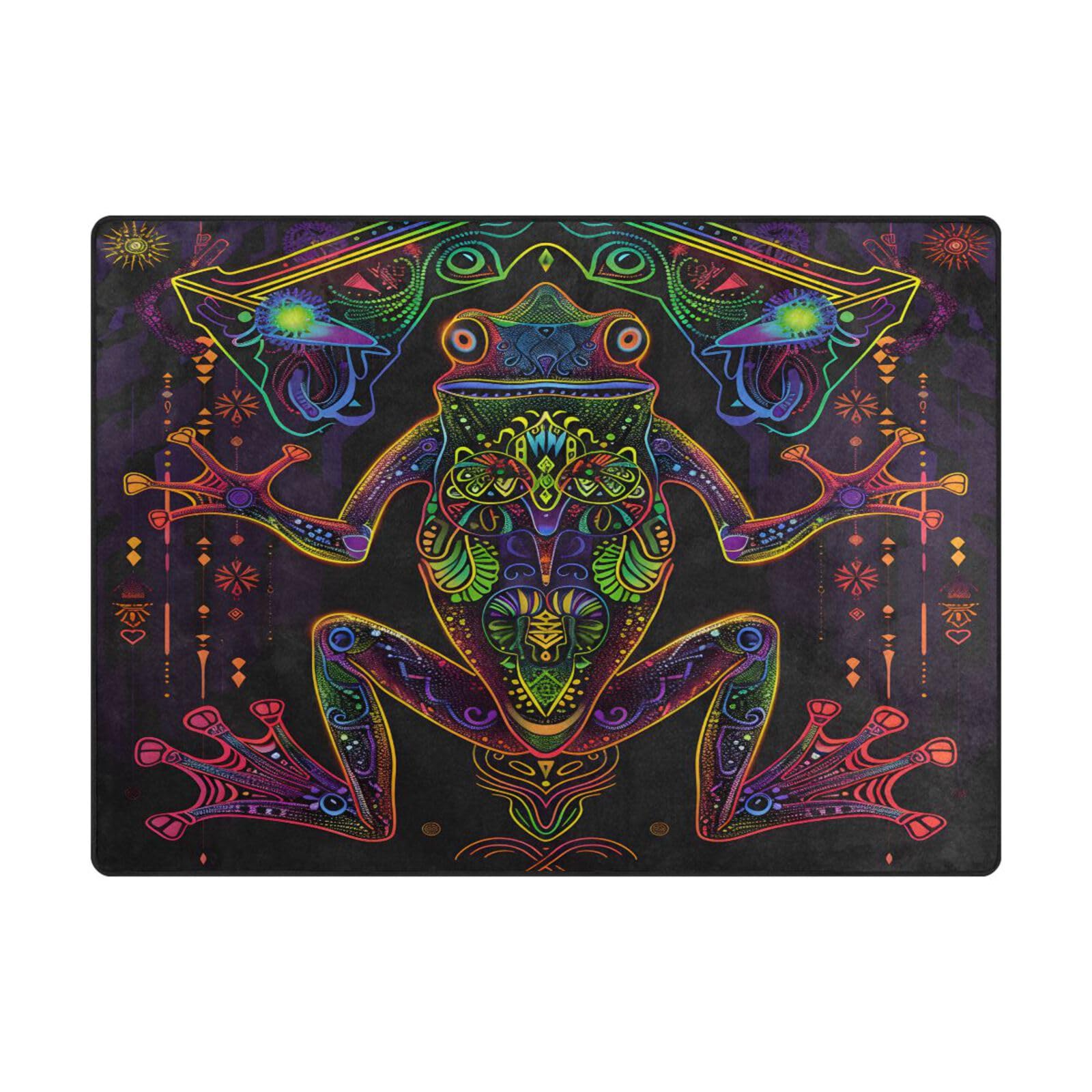Tapis chambre à coucher grand modèle 203x147 style ethnique doux et moderne