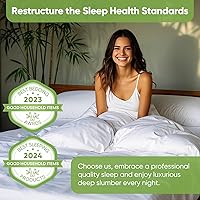 Vista 2 de TWK Luxury Sheet Set, Genuine 100% Viscose Derived from Bamboo, Cooling & Breathable, Silky Soft, Bedding Sheets & Pillowcases