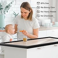 Vista 4 de Protector de esquinas y bordes a prueba de bebés de 8.2 pies (borde grande de 7.5 pies + 4 protectores de esquinas), parachoques a prueba de bebés