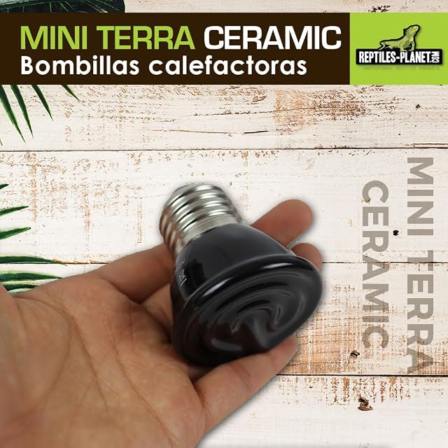 Foto 2 de 7 de Reptiles Planet - Lámpara calefactora para Reptiles Mini Terra Cerámica 20 W