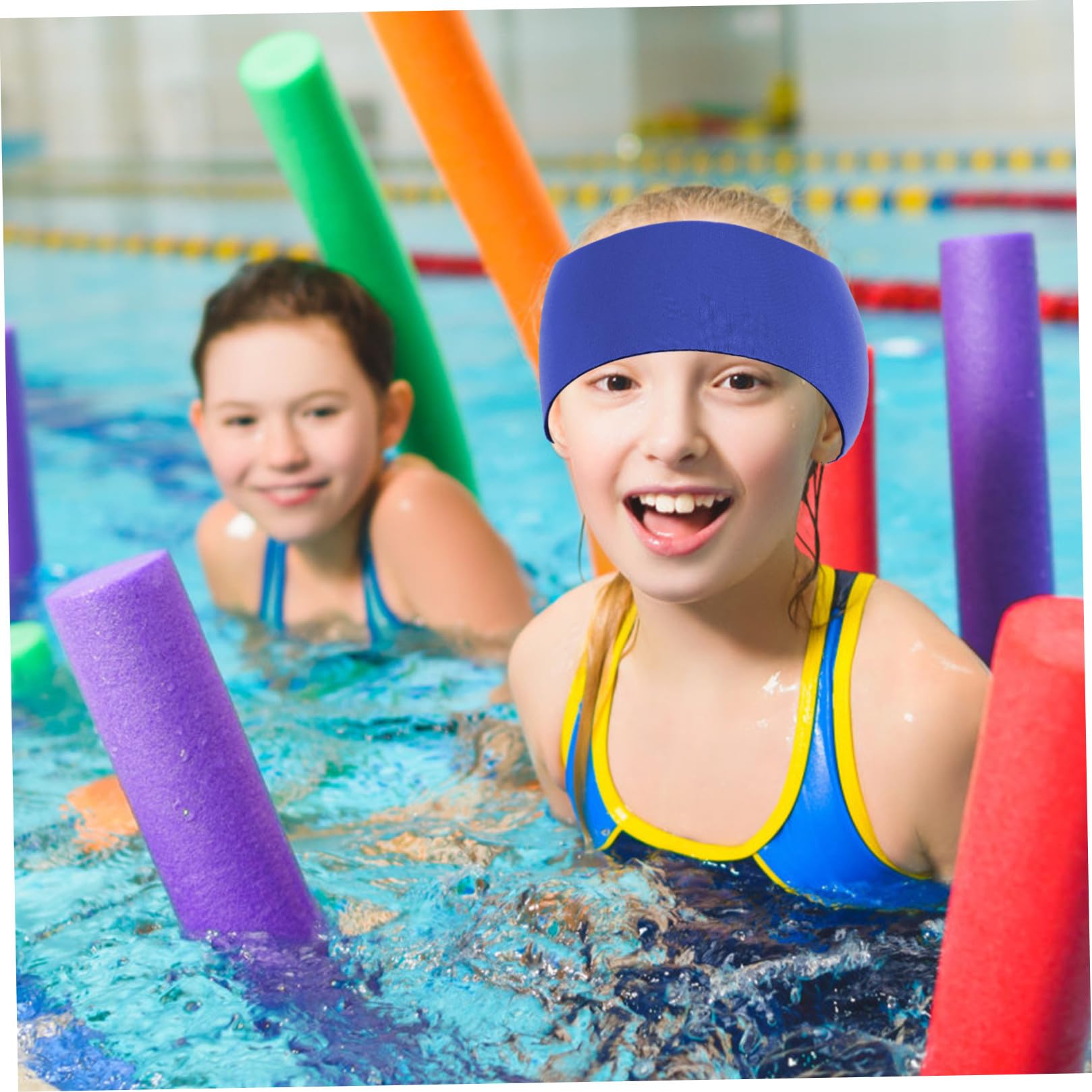 Toddmomy 5 Sätze Gehörschutz Stirnband Schwimmstirnbänder Ohren Ohrstöpsel Schwimmen Schwimmstirnband Erwachsene Frauen Ohrband Zum Schwimmen Schwimmer Schwimmohr Erwachsene 4 Stücke * 5