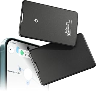 Wallet Tracker Card for Android UNASTUD wallet Finder Work with Google Find Hub GPS Smart Tracking Card Tracker 1.8mm Thickness, IP68 Waterproof, 1-Year Battery Life for Wallet,Bag,Purse, Passport,etc