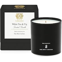 The Ritz-Carlton White Tea & Fig Candle by Antica Farmacista - Notes of White Tea, Succulent Fig and Apricot - 9 oz.