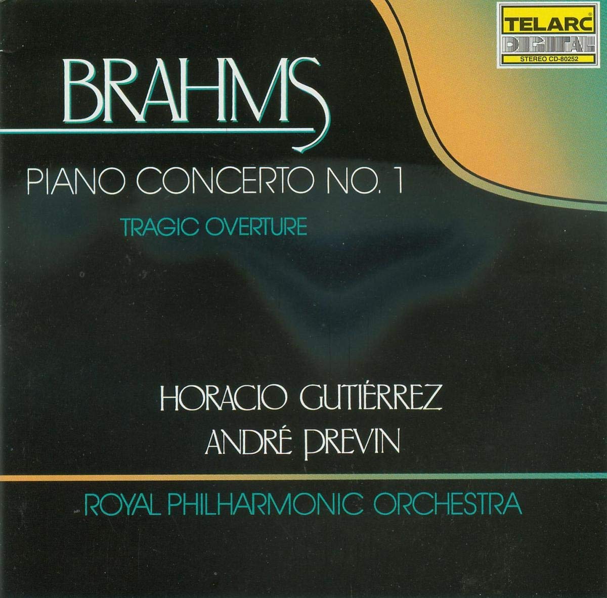 Brahms Piano Concerto n° 1 Tragic overture Brahms, André Previn, Horacio Gutierrez Amazon