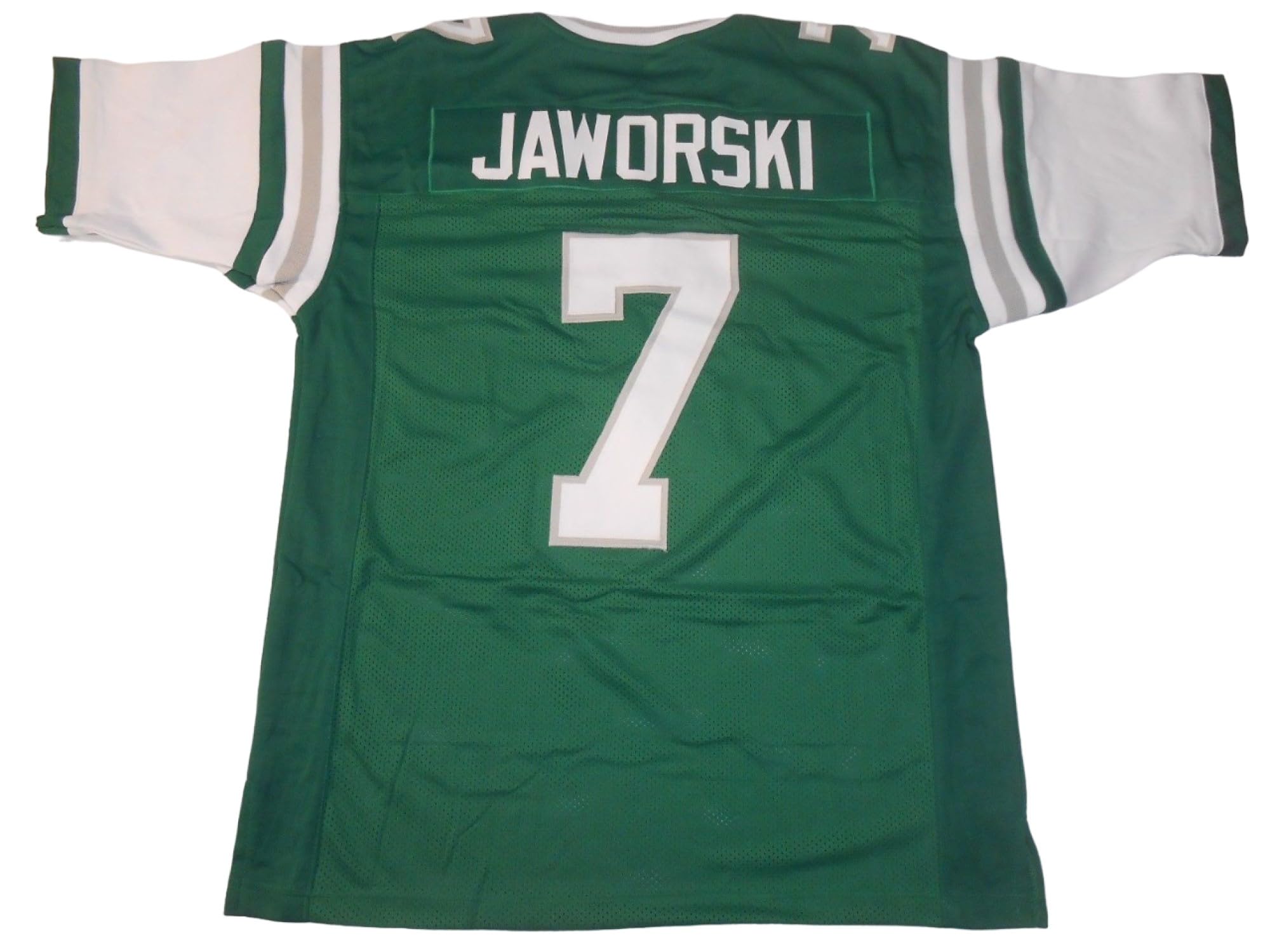 Generic Ron Jaworski Jersey Stitched Green Custom Football New No Brand/Logos (US, Alpha, X-Large, Regular, Regular, Green)