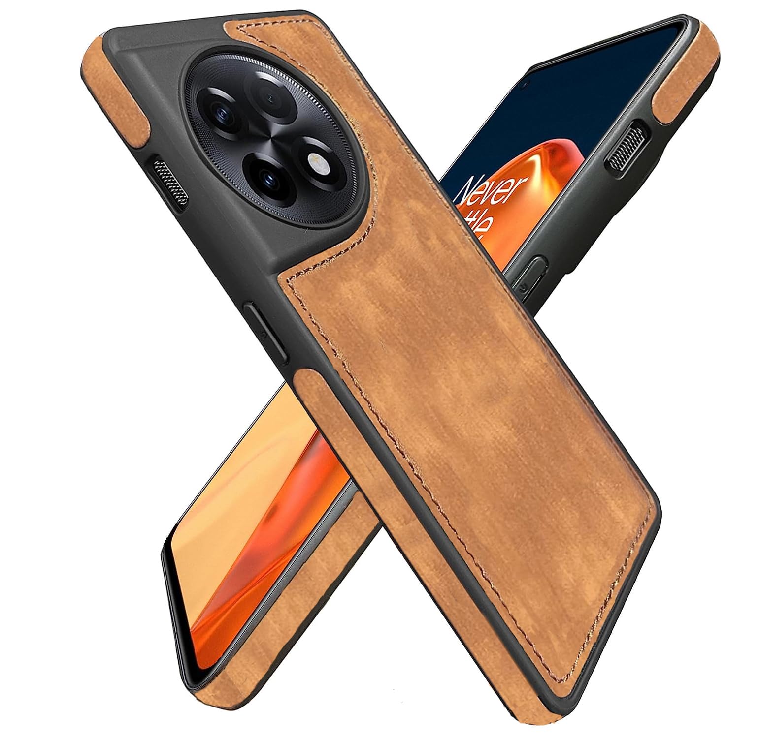 A rtistque Premium Pu Leather Back Cover Case for OnePlus 11R 5G | Drop Protection | Raised Camera Edge | Stylish Protective Design | OnePlus 11r Back Cover - Brown (B0C7QQ2BBB) Amazon Price History, Amazon Price Tracker