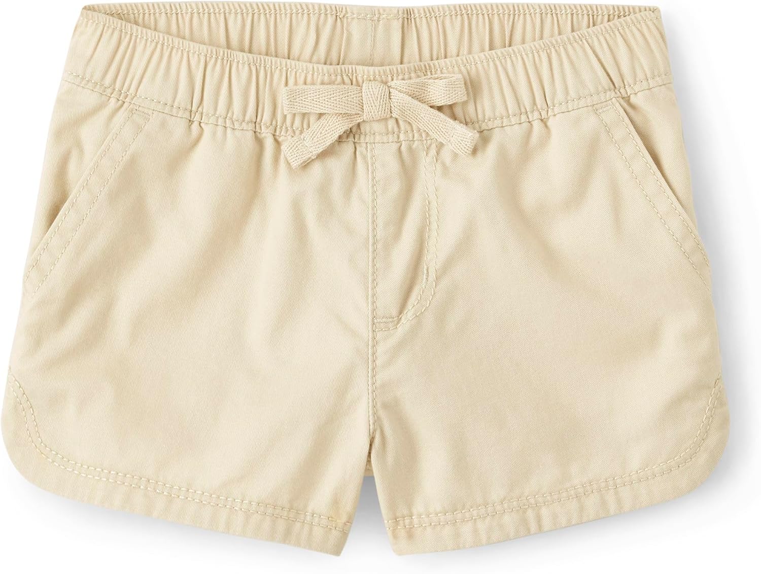 The Children's Place Baby Girls' and Toddler Twill Pull on Shorts