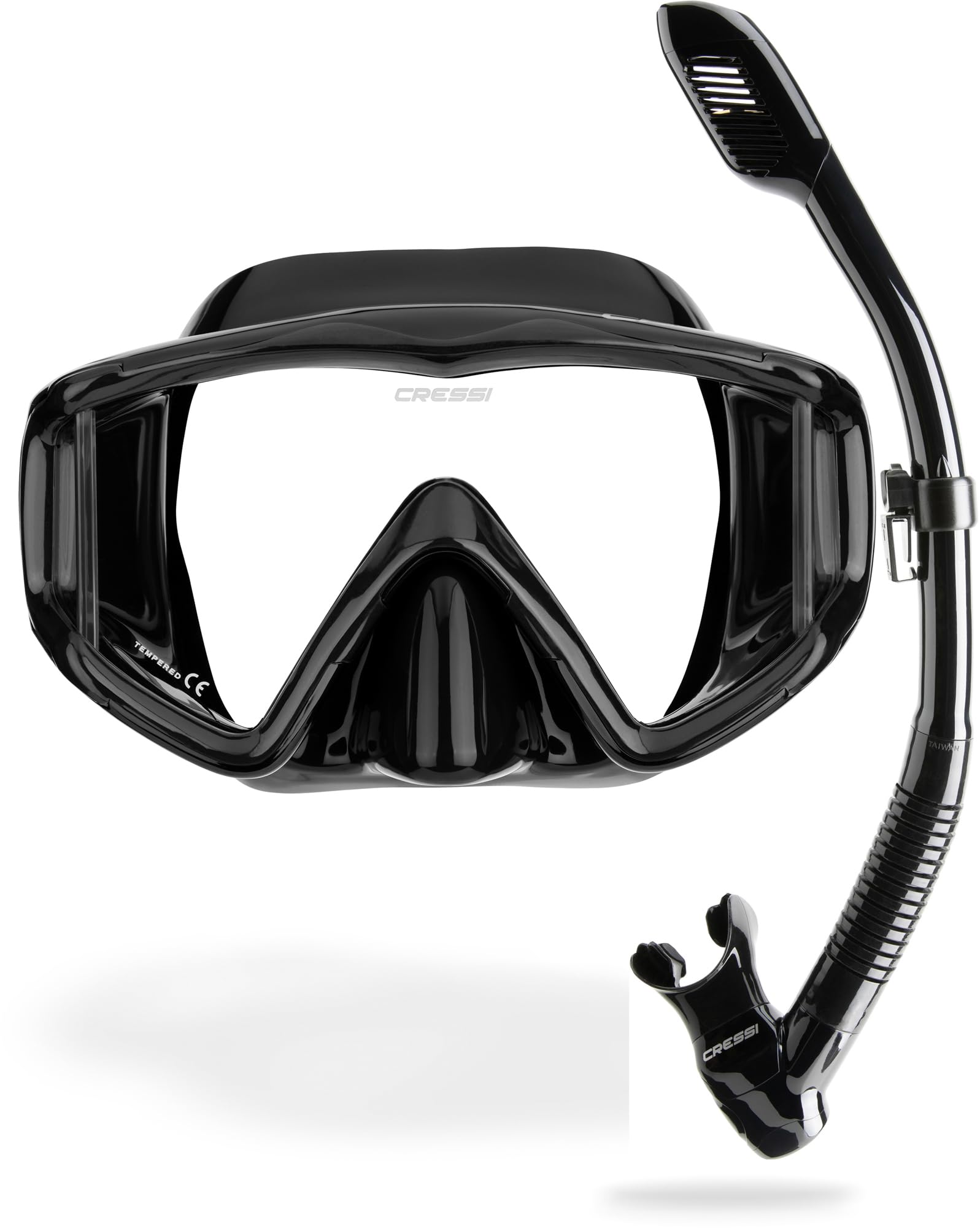 Amazon.com : Cressi Pano 3 & Supernova Dry Mask & Snorkel Kits