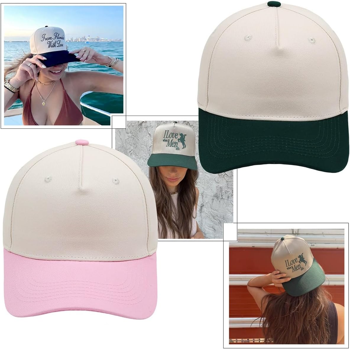 Embroidered Custom Hats, Low Profile Baseball Cap for Men, Cotton Dad Hat, Personalize Logo Text Cap - Image 3