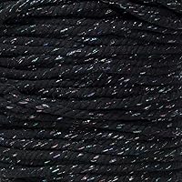 Vista 19 de Cuerda de algodón trenzado súper suave de 3 hebras (negro, 1 pulgada x 10 pies)