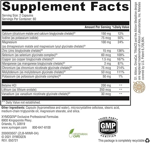 Miniatura 7 de XYMOGEN Mood Food ES - Apoya la calma, la relajación y un estado de ánimo saludable con folato activo, vitaminas B, 5-HTP, GABA, minerales,