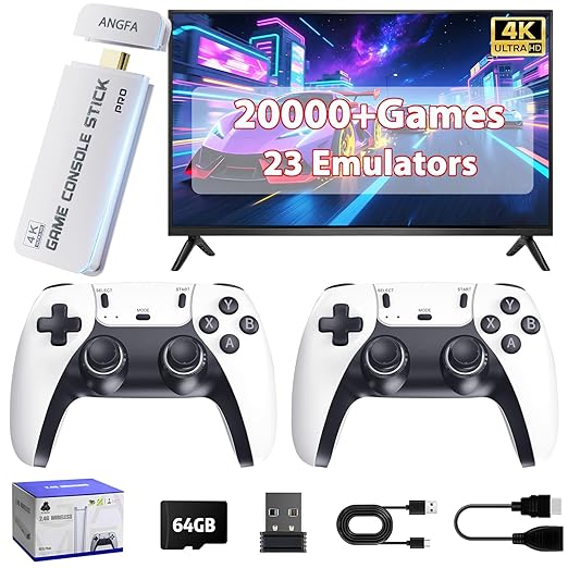 ROG Ally-Geräte übertreffen Erwartungen an den Verkauf 10 71oBhz3HJ9L. SX522 Wireless Retro Game Console Built-in 20000+ Games and 23 Emulators, 2026 New Plug & Play Retro Gaming Console with 4K Output & Dual 2.4G Controllers, Games Nostalgic Stick for Christmas Gift (64GB)