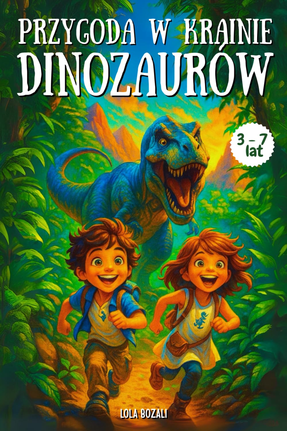 Przygoda w Krainie Dinozaurów: Opowieść o dinozaurach dla dzieci w wieku 3–7 lat – Kolorowa książka z ilustracjami, idealna na dobranoc i na prezent dla małych miłośników dinozaurów