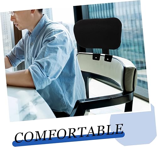 Miniatura 6 de Silla ergonómica para computadora, soporte lumbar, cojín grande y alto, altura ajustable, reposacabezas para oficina