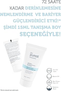 The Purest Solutions 24-Hour Effective Daily Intensive Moisturizing Skin Care Cream, Travel Size 15 ml