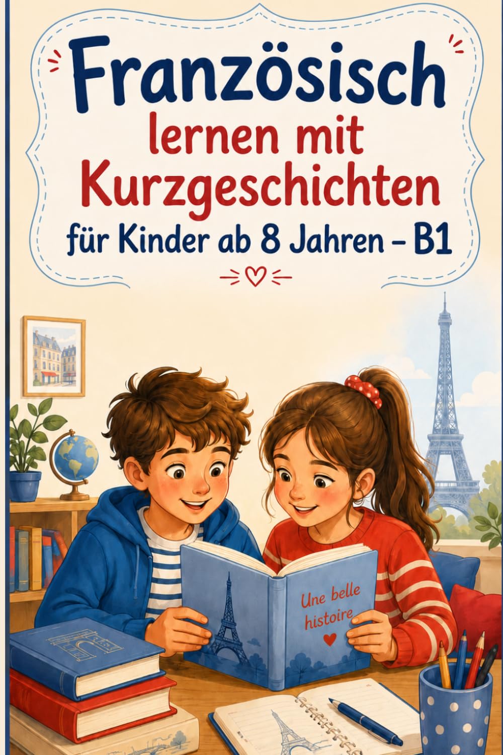 Französisch lernen mit Kurzgeschichten für Kinder ab 8 Jahren B1: Einfache französische Kurzgeschichten für Kinder ab 8 Jahren – B1, mit 5 Verständnisfragen nach jeder Geschichte