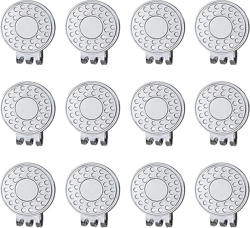 Miniatura 8 de ONEDIGI Clips magnéticos para sombreros de golf, para gorras de golf, gorras, guantes, clips de aleación niquelados para marcadores de pelotas de