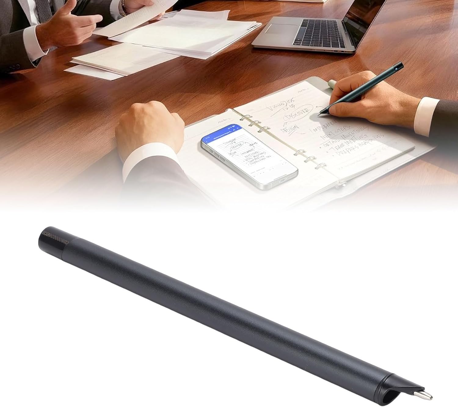 Digital Smart Pen Smart Notebook and Board Writing Set for Note Taking, Real time Sync for Digitizing,Convert to Text, Sync Bluetooth AI Drawing Translation Writing Set for