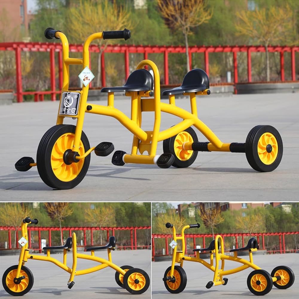 Amazon.co.jp: MOFGOE 幼児用三輪車ダブルシート、キッズ