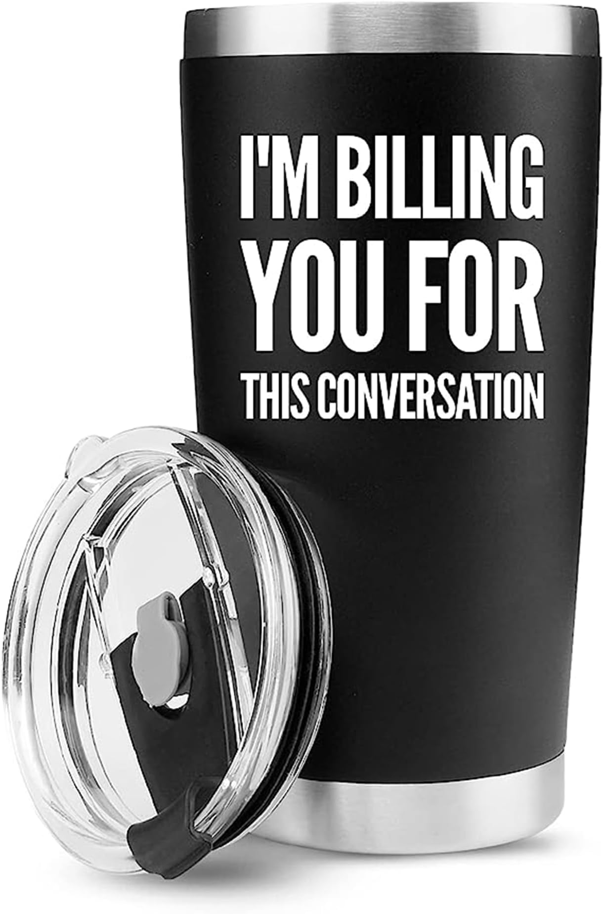 I'm Billing You For This Conversation Lawyer Gifts Vacuum Insulated Tumbler Attorney Law Student Graduation From Coworker Dad Mom Husband Wife With Stainless Steel Straw And Removable Lid (20 oz)