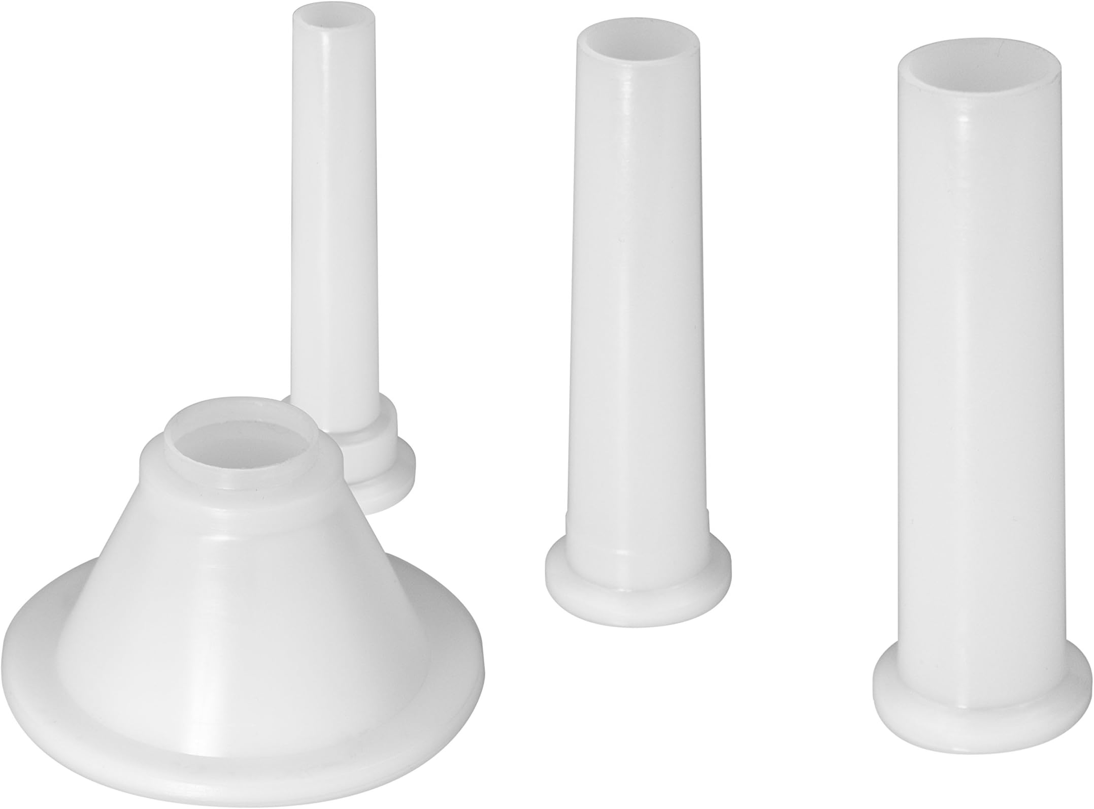 Plastic filling tube, set of 3, size 5, for meat grinder, Jupiter, Bosch, Alexanderwerk, Gastroback