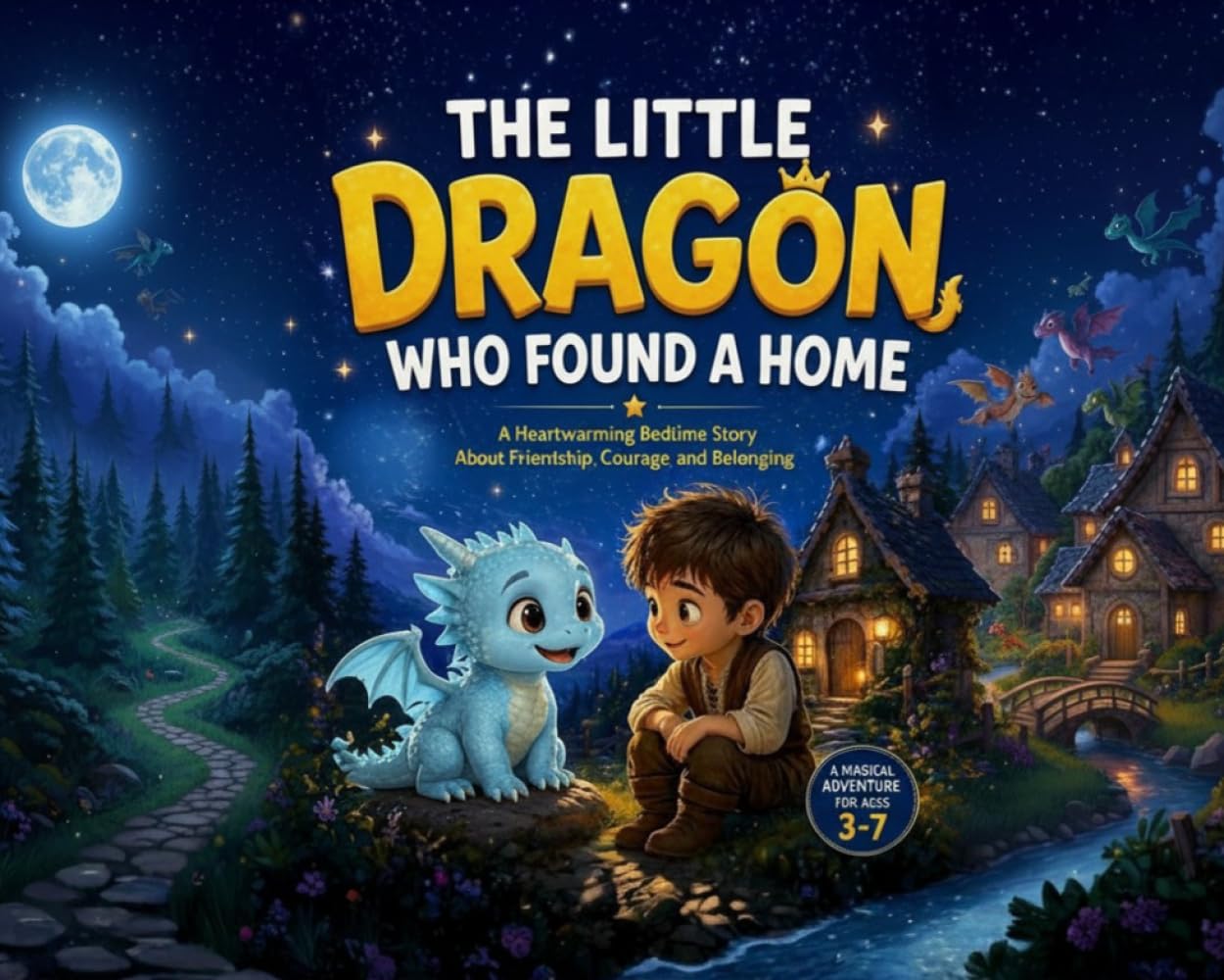 The Little Dragon Who Found a Home: A Heartwarming Bedtime Story About Friendship, Courage, and Belonging