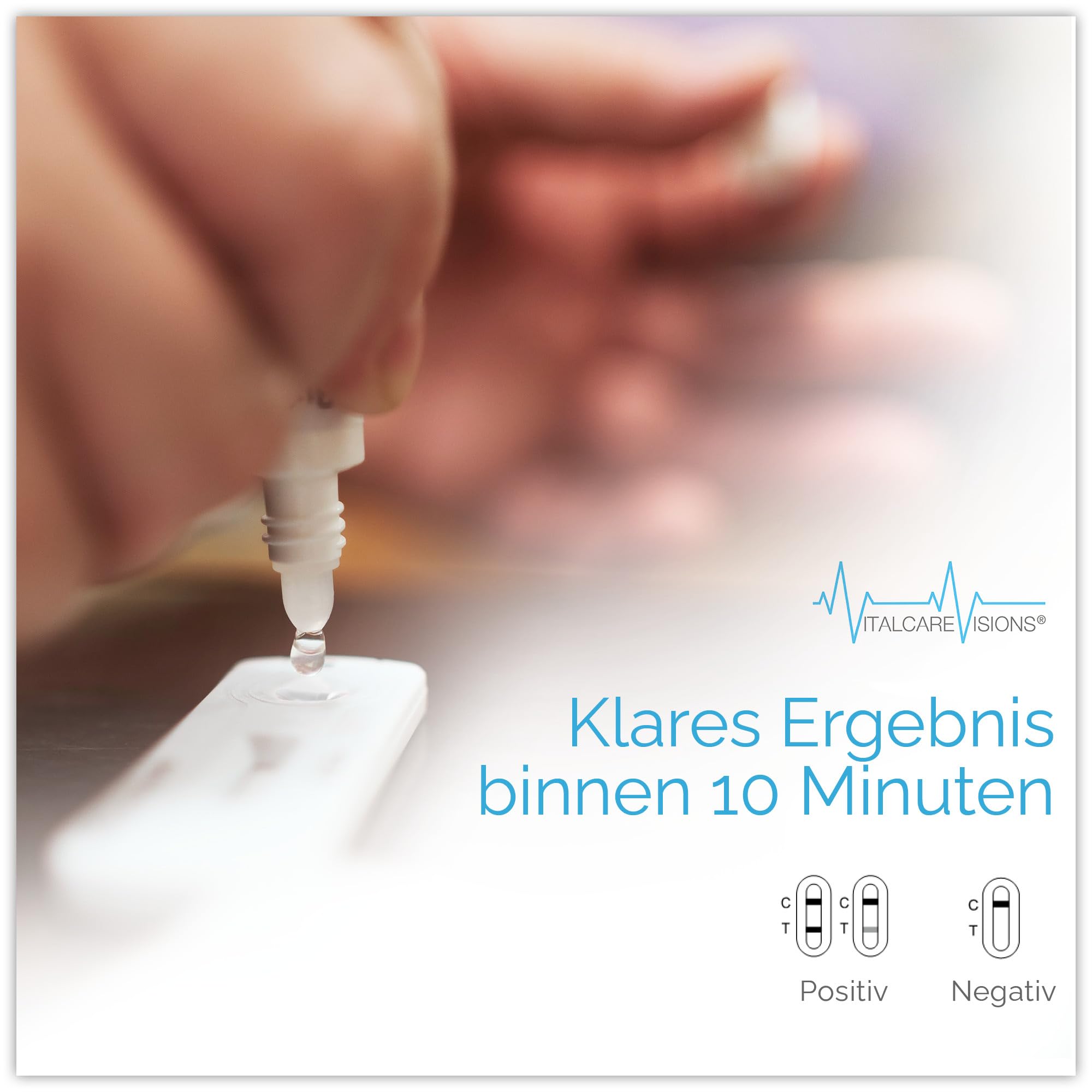Magen-Darm-Gesundheit Schnelltest für Zuhause | Ergebnis in 10 Min | Stuhltest auch für Kinder geeignet | Helicobacter Pylori Test | 98% Test-Genauigkeit | Magenkeim Selbsttest